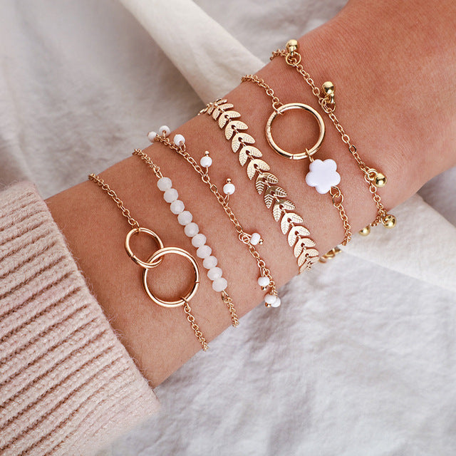 Vintage Gouden Armband Set