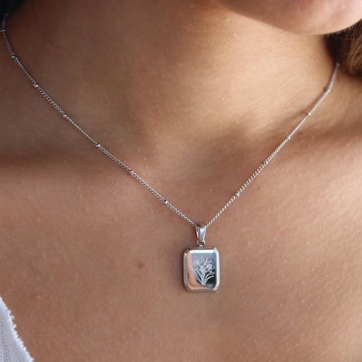 Vintage ketting in zilver
