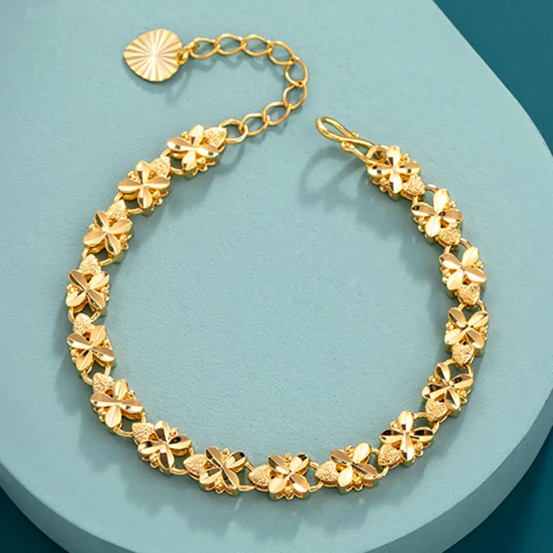 Vintage Gouden Margrietarmband