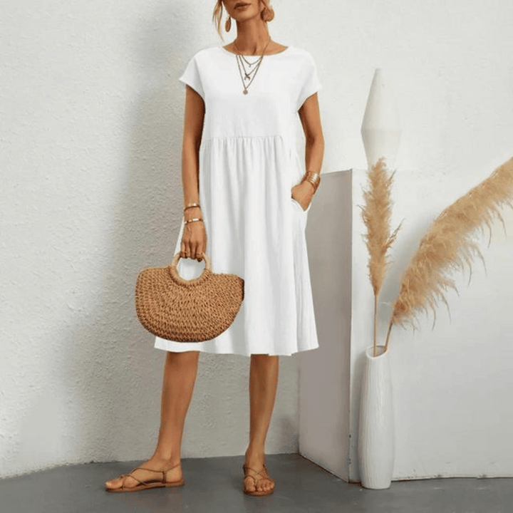 Nina® | Handcrafted tummy-covering Dress