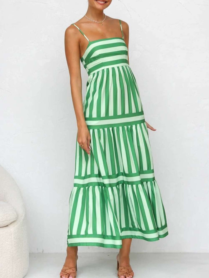 Rosa | Striped Maxi Dress