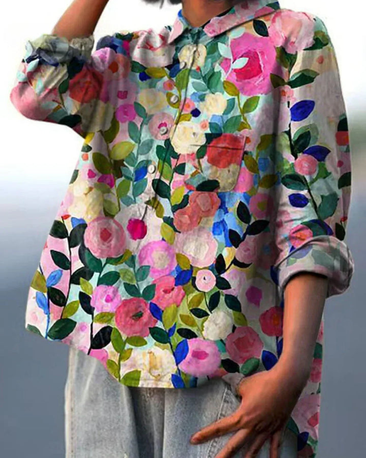 Loreen | Blouse with floral print