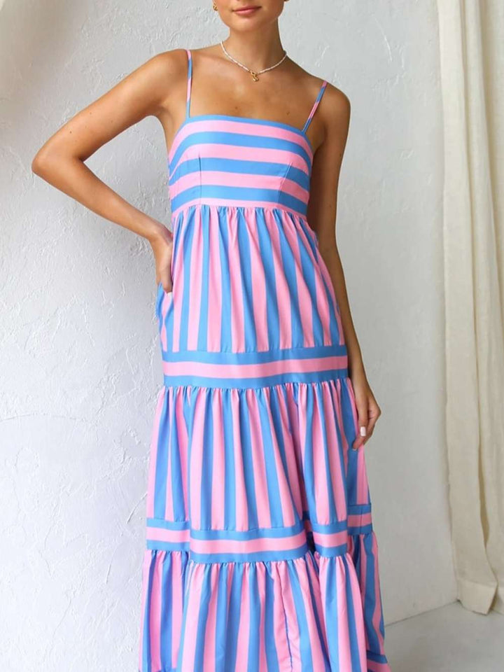 Rosa | Striped Maxi Dress