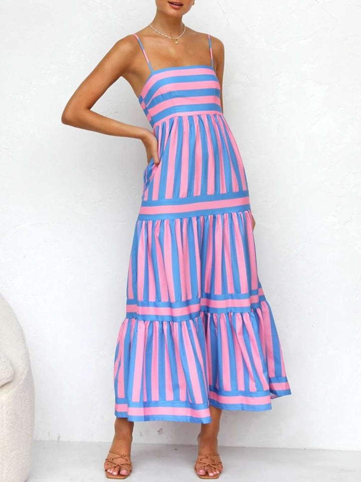 Rosa | Striped Maxi Dress