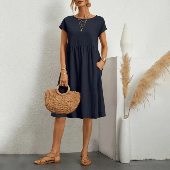 Nina® | Handcrafted tummy-covering Dress