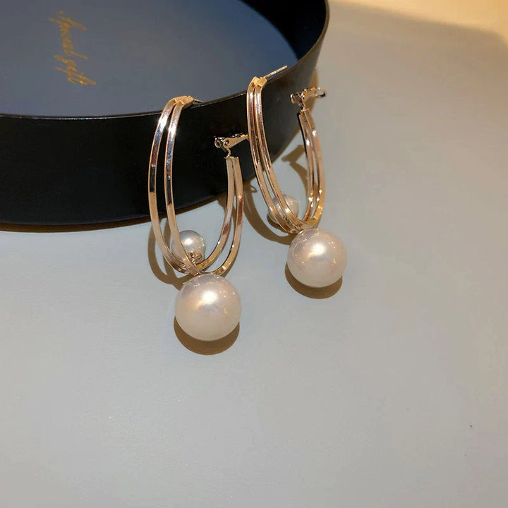 Vintage Charmante Parel Oorbellen