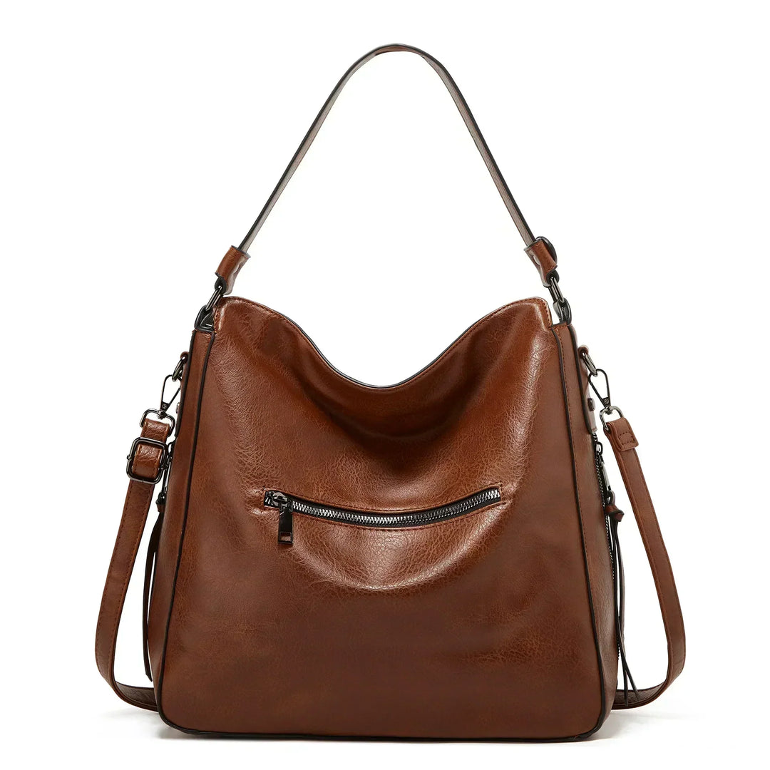 Muriel’s Vintage Charm | Leather Shoulder Bag