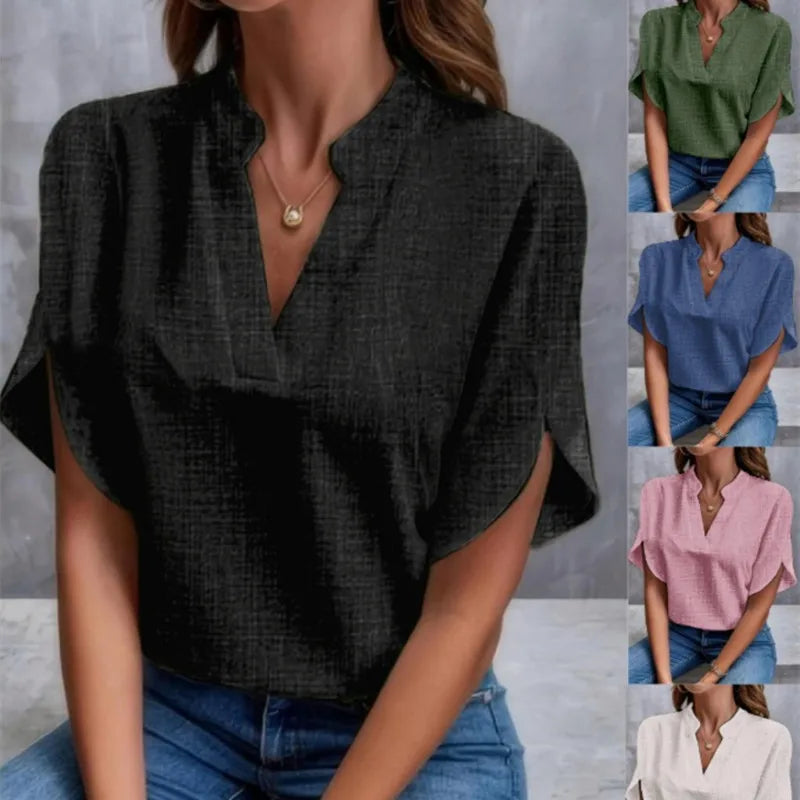 Romy™ - Casual V-neck Blouse