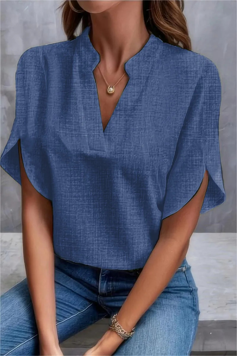 Romy™ - Casual V-neck Blouse