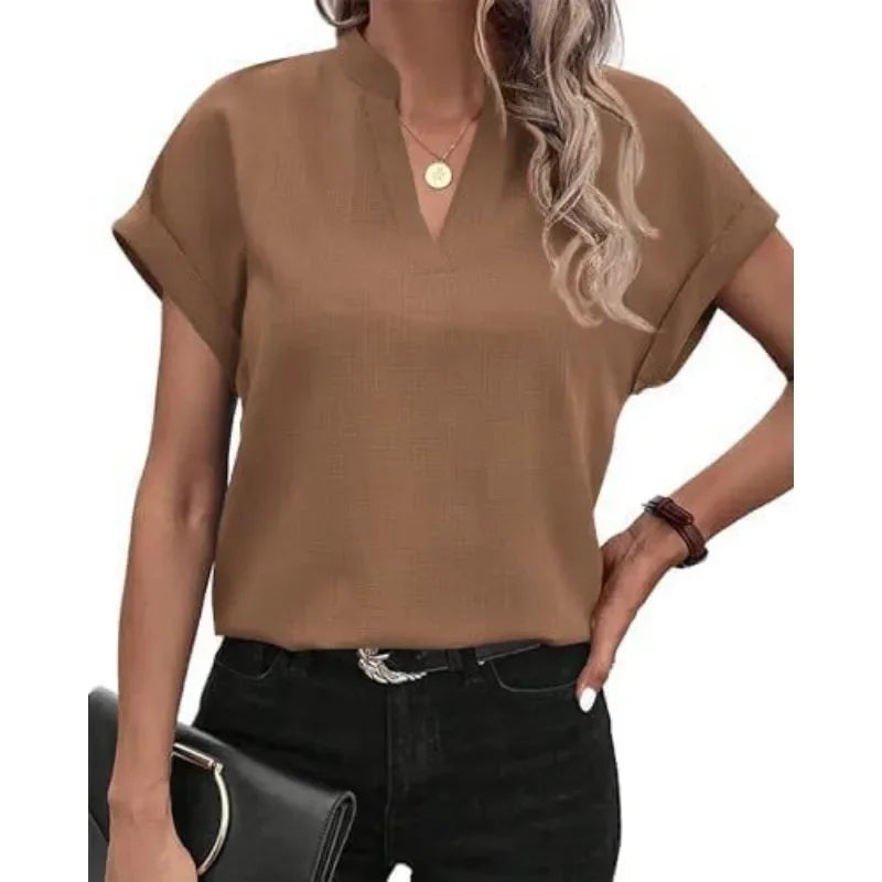 Joley™ - Casual V-neck Blouse