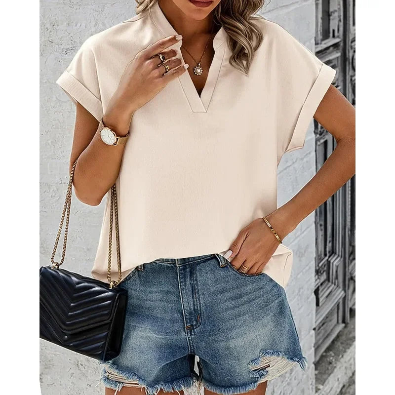 Joley™ - Casual V-neck Blouse