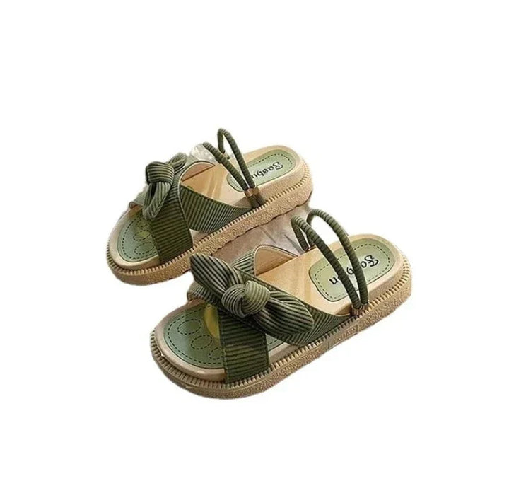 Seira | Comfy Sandals With Bow And Orthopedic Support