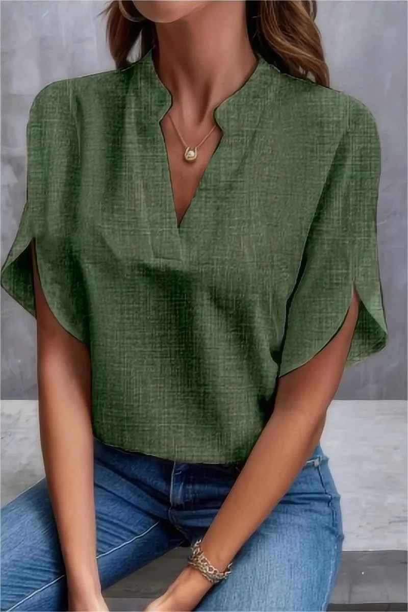 Romy™ - Casual V-neck Blouse