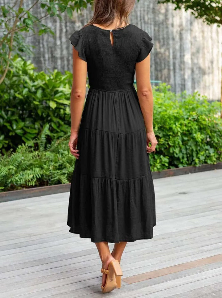 MEGHAN - Elegant Dress with Tummy Coverage