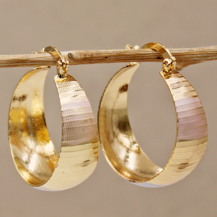 Vintage Luxe Gouden Oorbellen