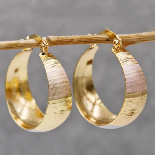 Vintage Luxe Gouden Oorbellen