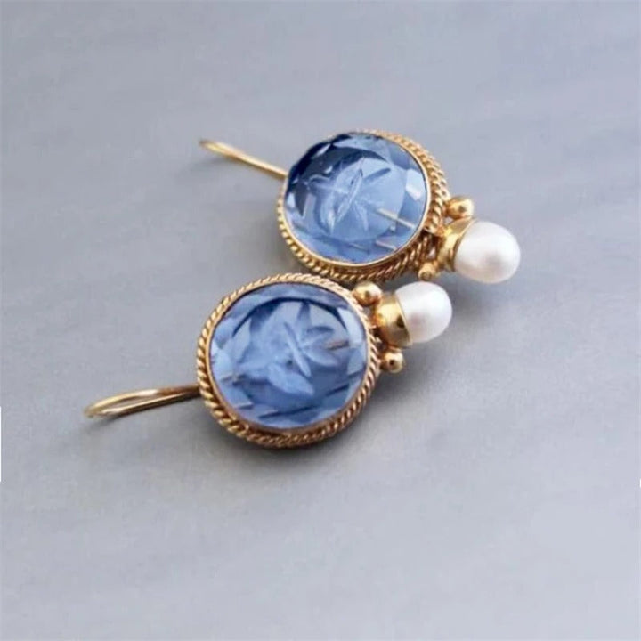 Vintage Sophia klassieke parel oorbellen