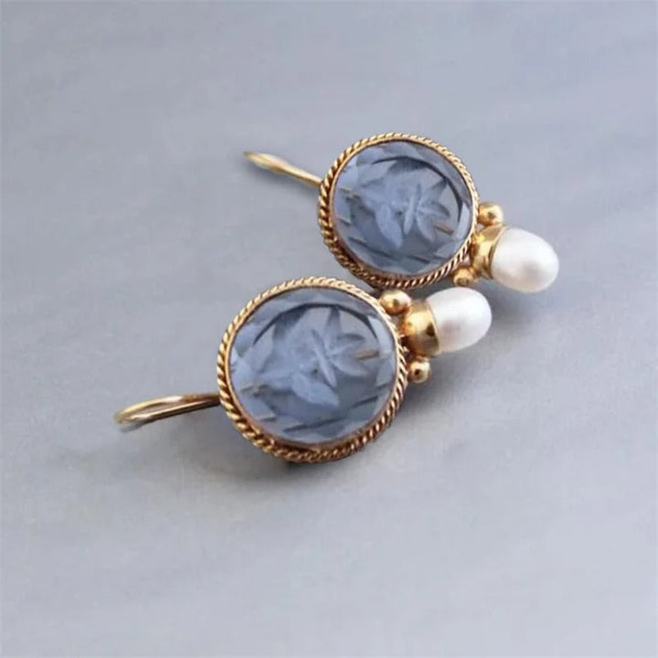 Vintage Sophia klassieke parel oorbellen